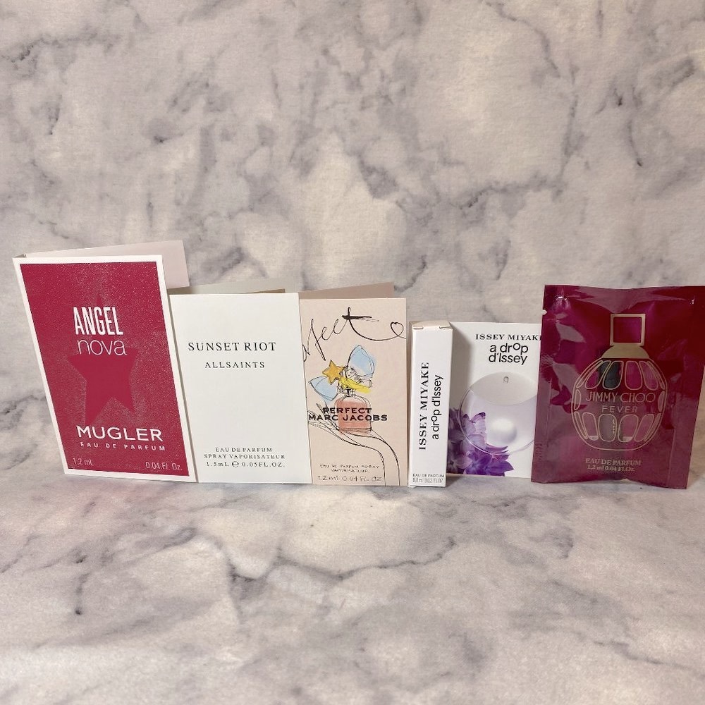 Lot of 5 Mugler,AllSaints,Marc Jacobs,JimmyChoo,IsseyMiyake,Nova,Perfect-5pc-NEW - Picture 2 of 10